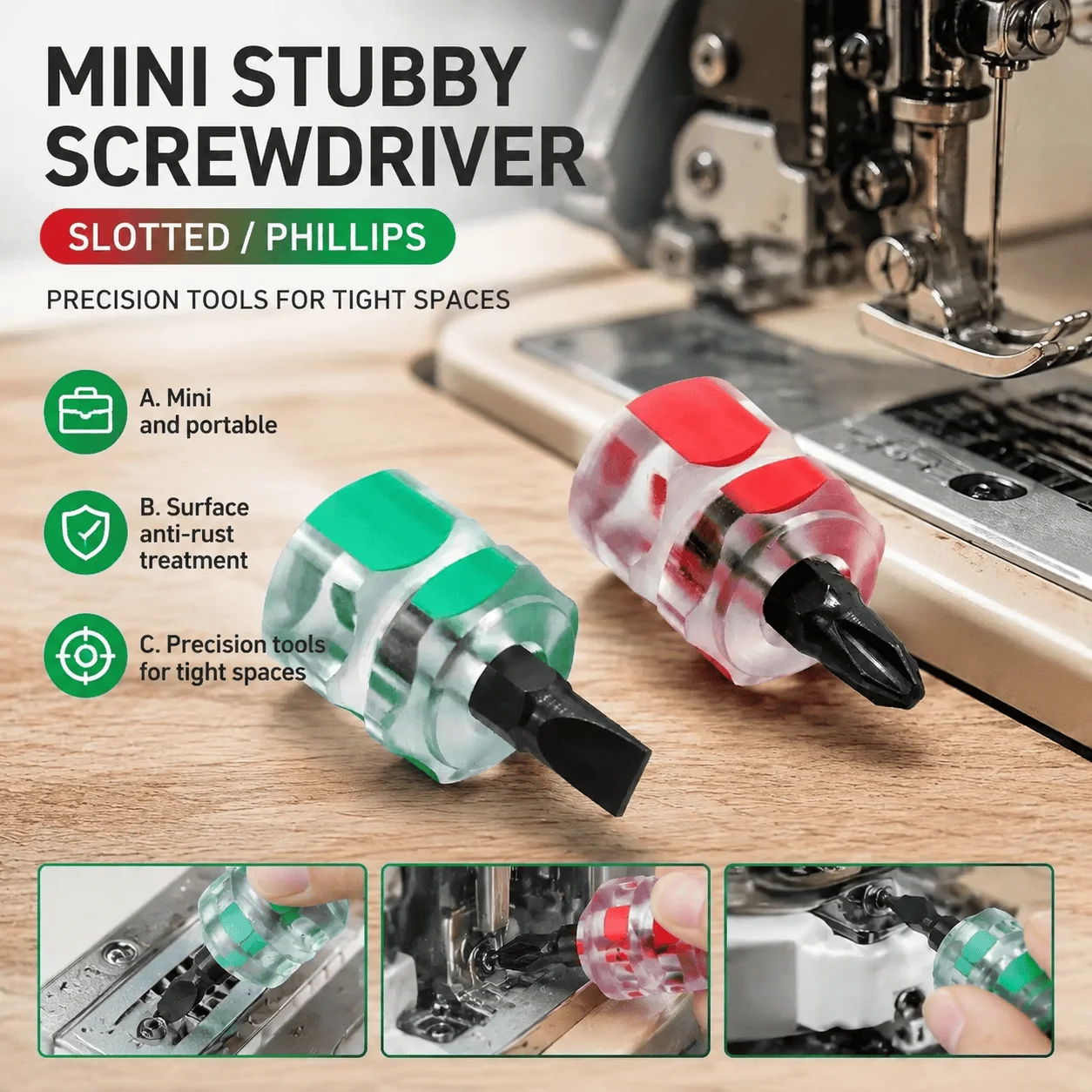 Home Improvement Cars - One Piece Mini Portable Screwdriver with