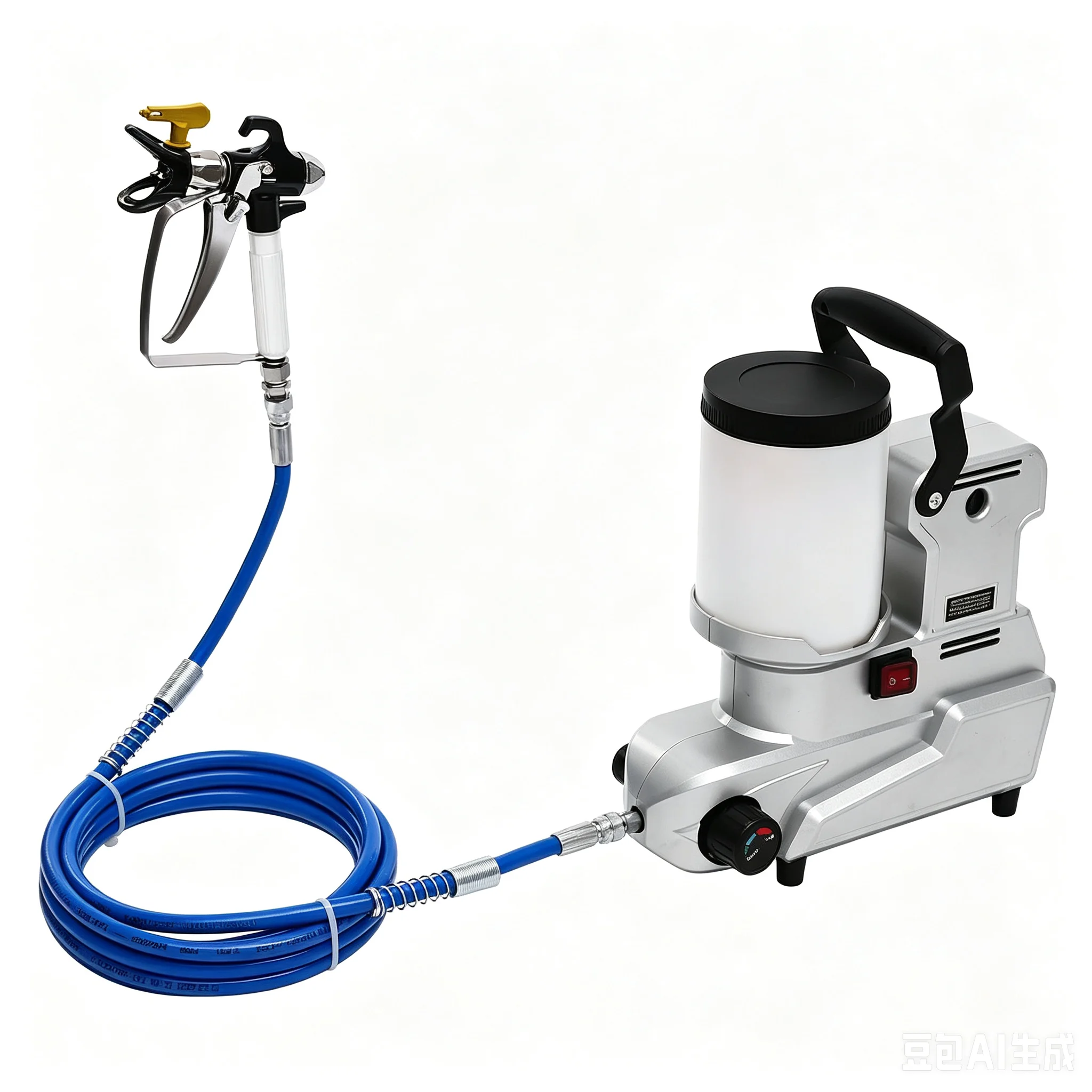 Portable 1600W Airless Paint Sprayer Machine Small Portable Electric Spray Gun High Power Home Painting 220V/110V