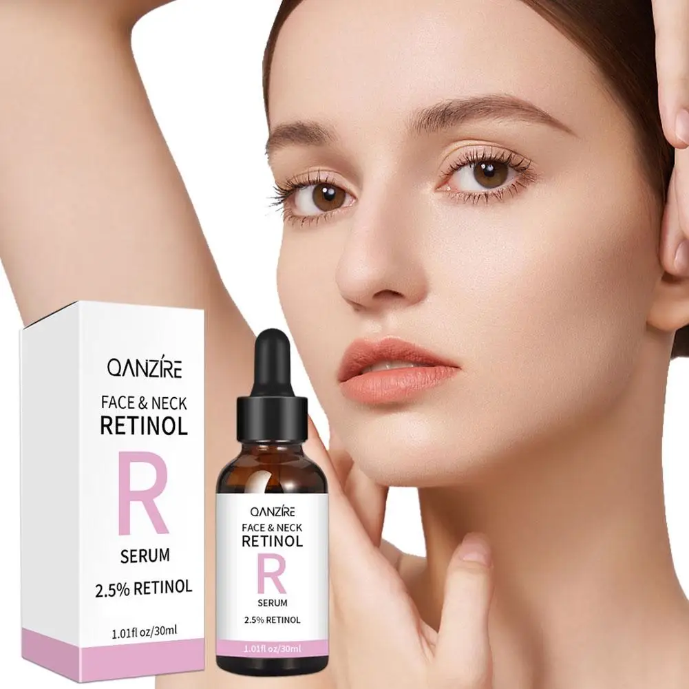 

30ml Retinol Serum Anti Wrinkle Fade Dark Spots Vitamin Facial Serum Whiten Skin Skincare Products Care Essence C Face L3Q4