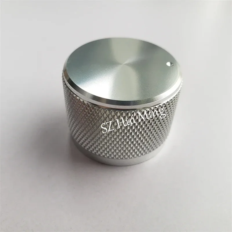 2 قطعة مقبض ل الجهد نقطة علامة سبائك الألومنيوم مقبض مخرش الفضة الصلبة 30*22 مللي متر التشفير التحكم في مستوى الصوت مرحبا فاي مكبر للصوت غطاء