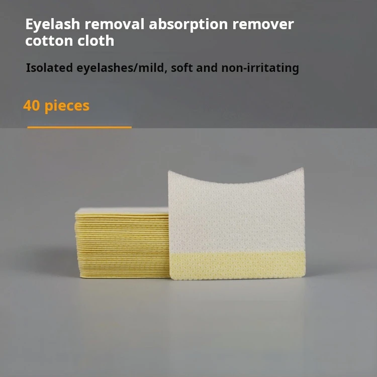 

40 Pieces Eyelash Extension Remover Cotton Pad Eyelash Isolation Gasket Patch Eyelash Extension Tools