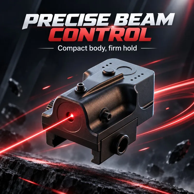 Four-way Tunable Portable Beam Indicator, Nylon Rail Attached Ornament for Hobby Model Collection