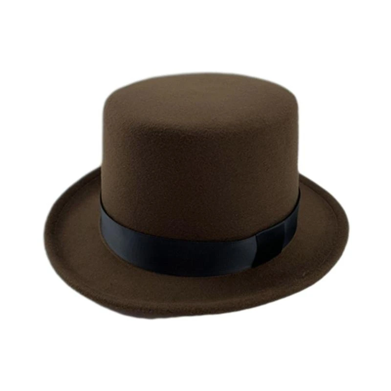 قبعة R1WE التأثيرية الساحرة، قبعة ساحرة من اللباد، إكسسوار للمراهقين البالغين #2