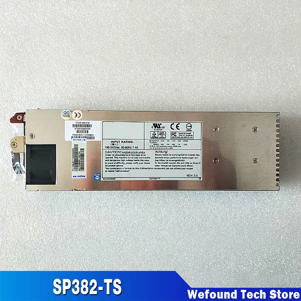 

Power Supply For Supermicro For ABLECOM High Quality SP382-TS PWS-0050-M 1U 380W PWS-0050-M 672042620456