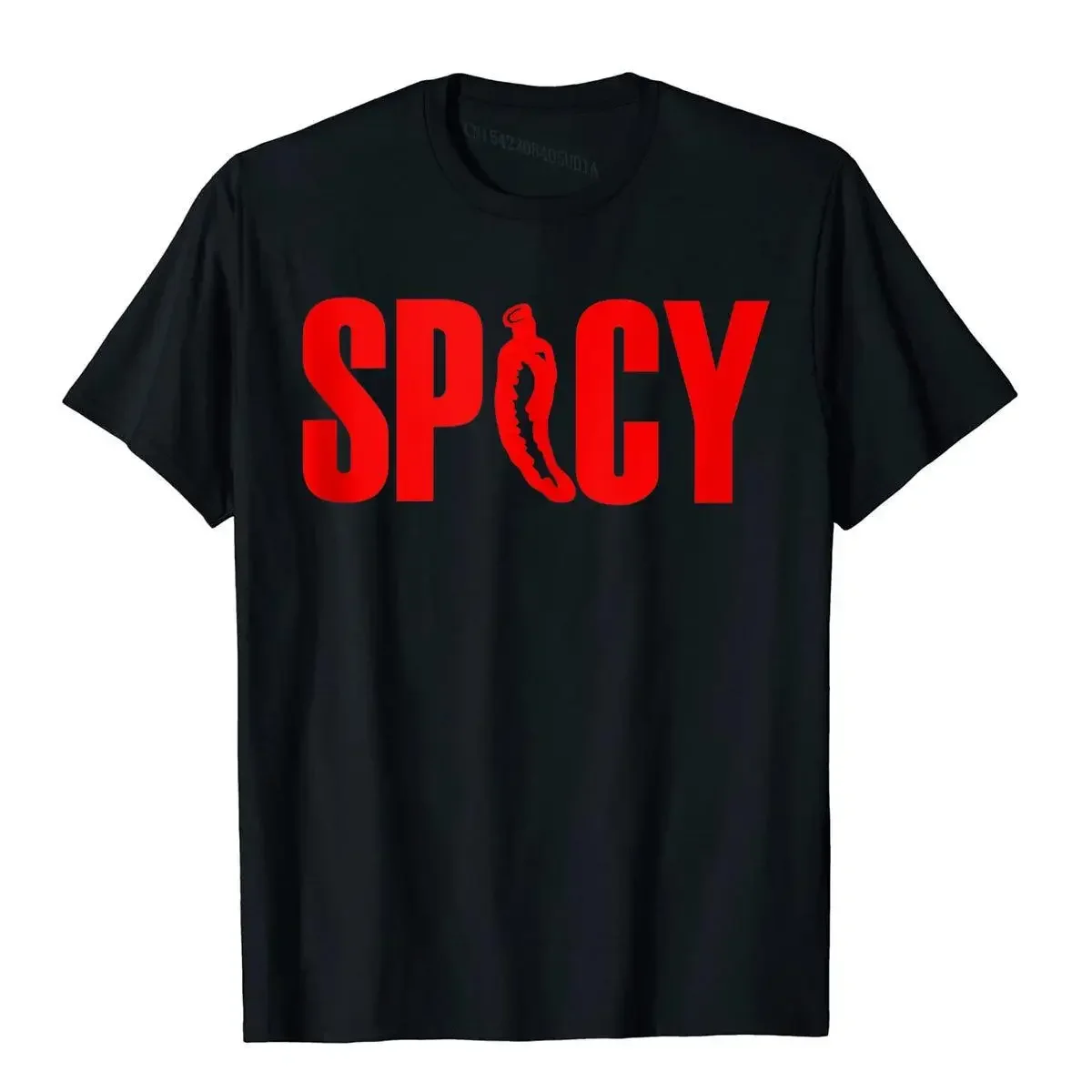 Spicy Chilli Pepper Tee Flaming Hot Spicy Pepper Anime Top Cotton Customized Tops & Tees Fashion Boy T Shirt Gothic