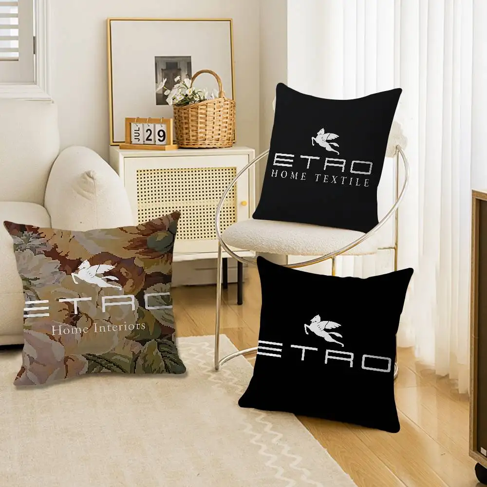 

Brand E-Etro Pillow Gift Home Office Decoration Pillow Bedroom Sofa Car Cushion CoverPillow Case