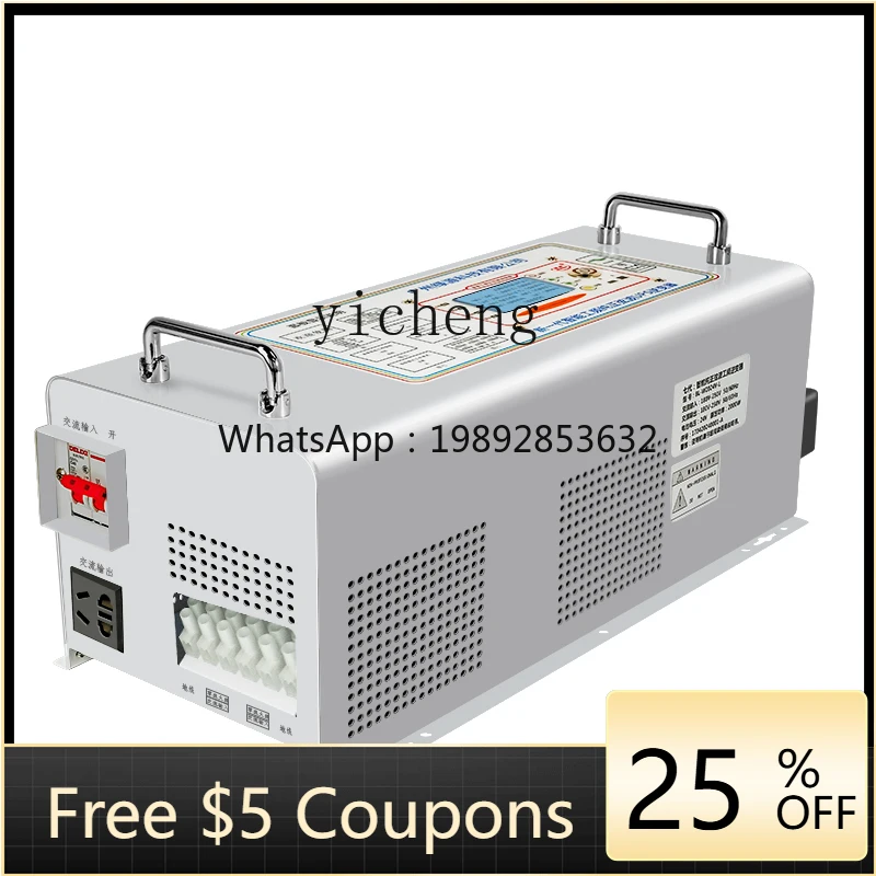 

power frequency pure sine wave photovoltaic RV inverter 3000W high power 12V24V48V60 to 220V converter