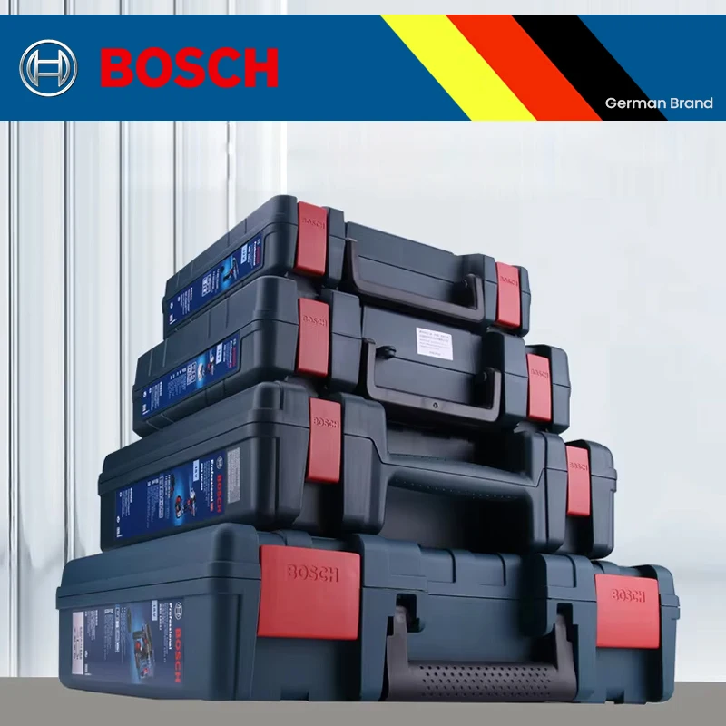 Bosch Portable Plastic Tool Box Storage Case for GSR120-Li, GSB120, GDS, GBH180-LI, GBH2-26/28 Cordless Drills and Power Tools