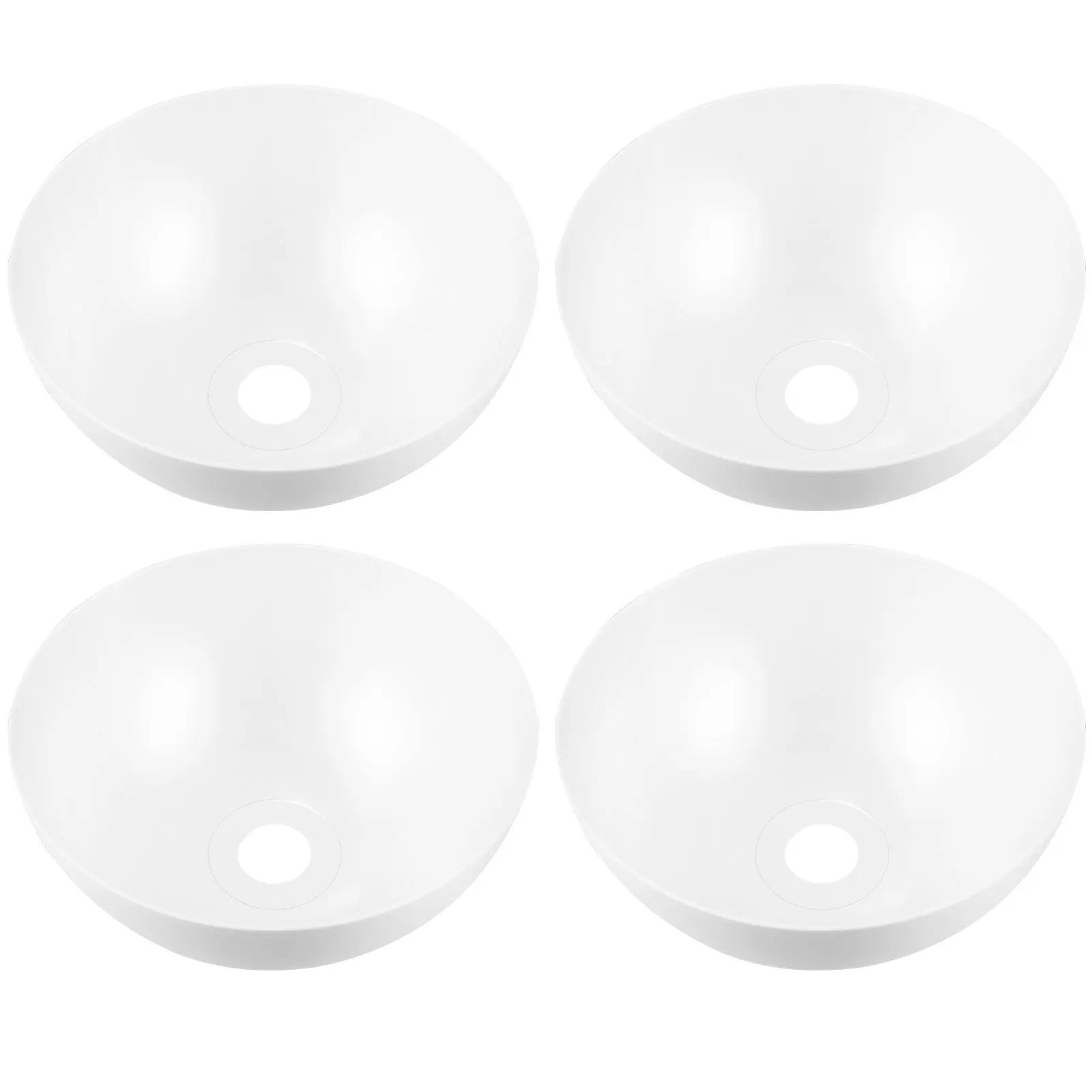 

4Pcs Sturdy Plastic Lamp Shades Bowl Shape Lamp Covers for Floor Lamps Desk Lamps Light Diffuser Replacement Easy Install Non
