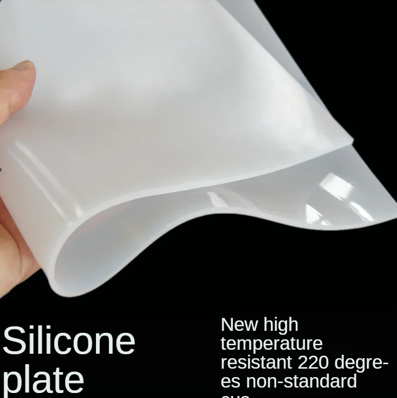 Translucent Silicone Rubber Sheet 1000x1000mmX1.5mm Milky White Silicone Rubber sheet