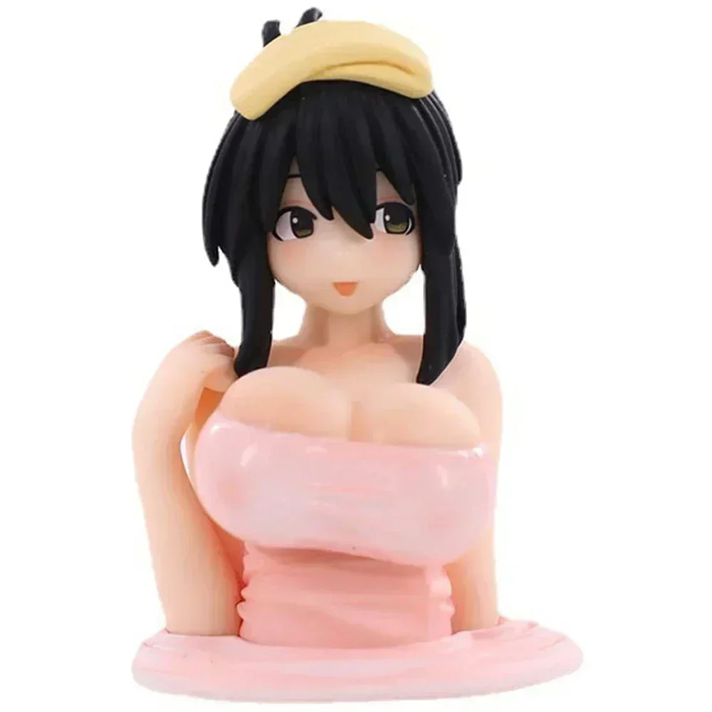 1-2PCS Sexy Anime Shaking Boobs Console Dashboard Interior Accessory Girls Boys Adult Figure Collection Model Doll Toys