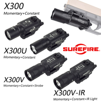 Tactical Surefire X300 X300UH-B X300V X300U XH35 GLOCK 17 19 LED White Light Airsoft Flashlight Fit 20mm Rail Weapon Lights