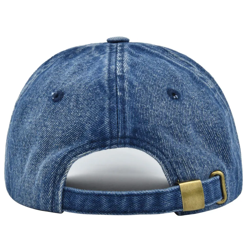 2024 New High Quality Cowboy Baseball Cap Unisex Denim Cap Four Seasons Men Women Solid Sanpback Hip Hop Cap Jeans Hat Bone Kpop