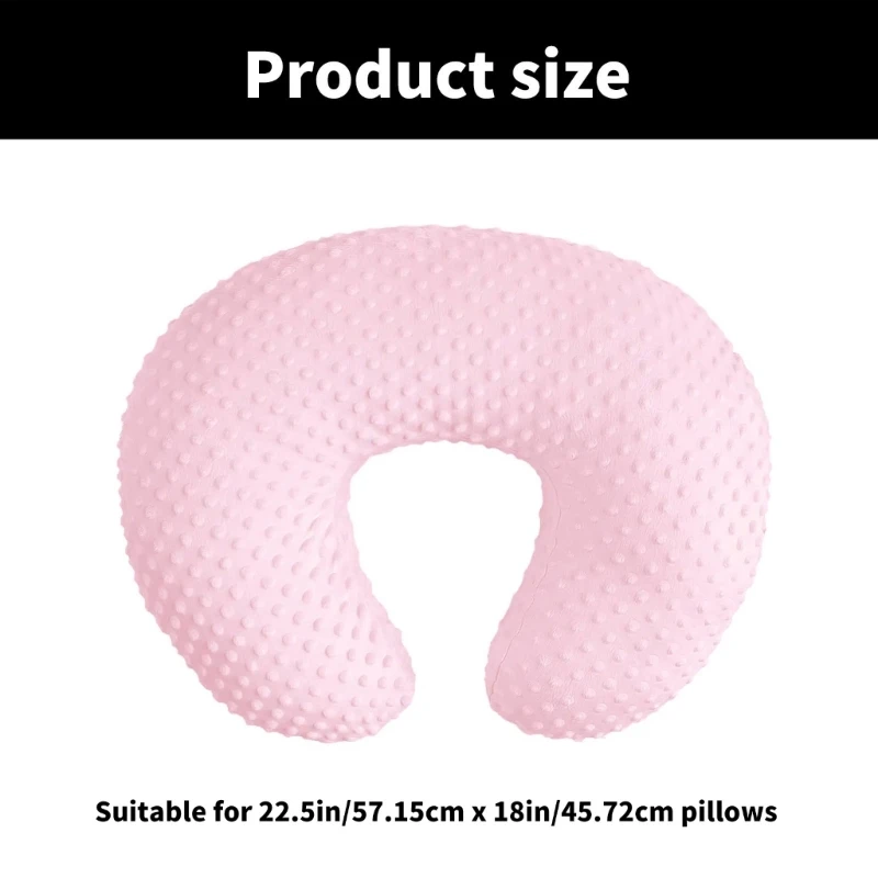 Taie d'oreiller d'allaitement pour allaitement, housse coussin douce confortable pour bébé