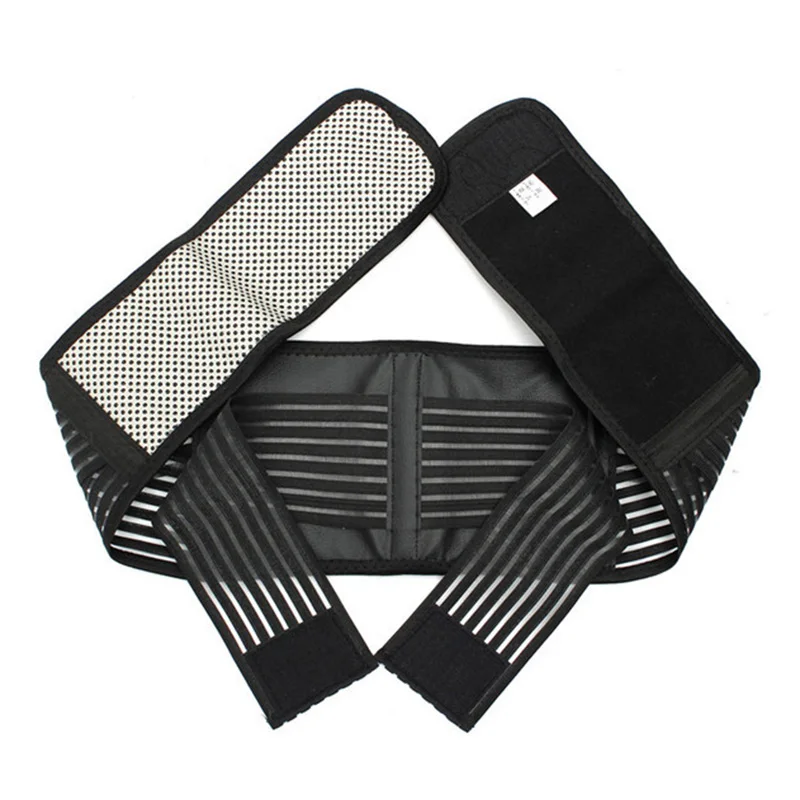 Adjustable Neoprene Double Pull Lumbar Support Lower Back Belt Brace Pain Relief Band Gym Fitness Belt For Waist Protection