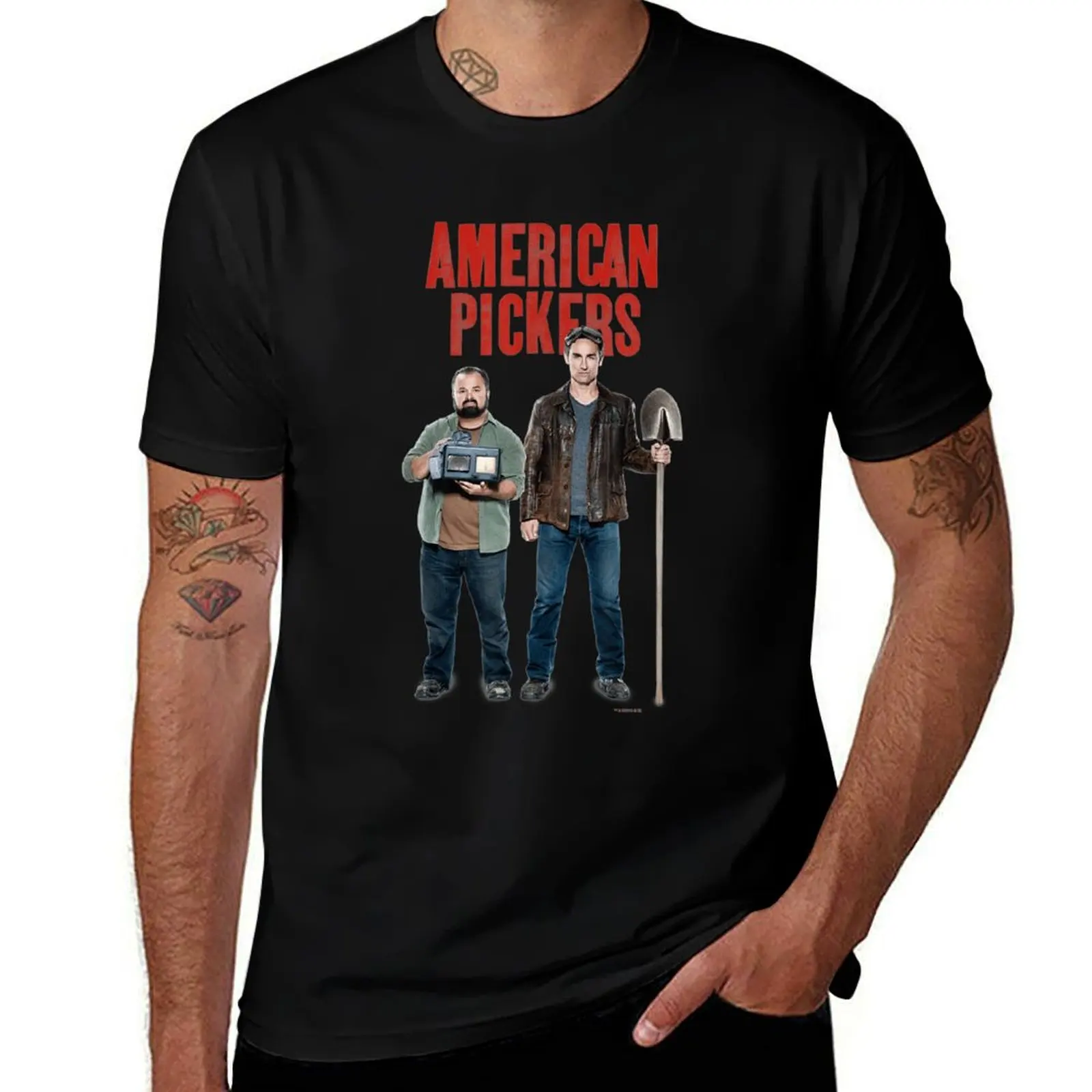 American Pickers - Mike and Frank Comfortable . T-Shirt Casual Holiday Short Sleeve Tee T-Shirt
