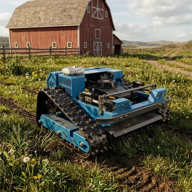 Best Selling RC Slope Mower Heavy Tracked All Terrain Grass Cutter CE Approved for Agricultural Farm Weeding