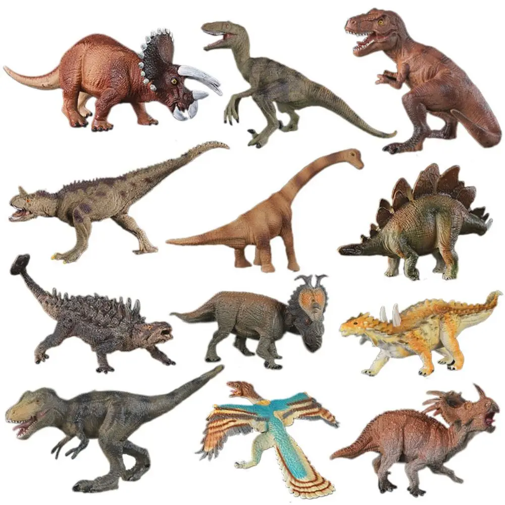 Boutique Model Multiple Sizes Dinosaur Model Rubber Realistic Dinosaur Action Figures Educational Tyrannosaurus Birthday Gift