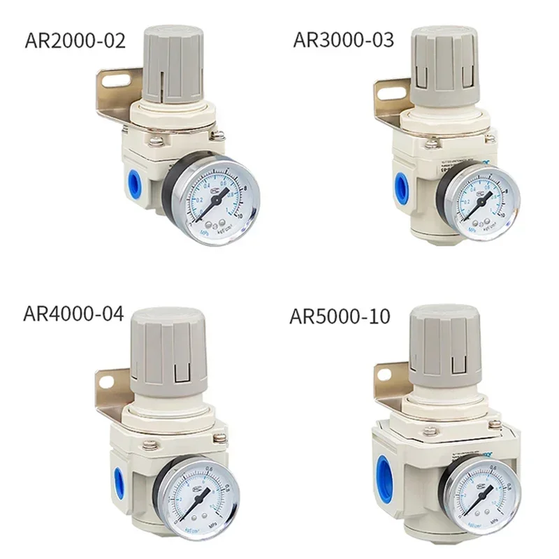 

High Quality AR2000-02 AR3000-03 AR4000-04 Pneumatic Compressed Air Compressor Pressure Regulator Relief Valve 1/4" 3/8" 1/2"1"