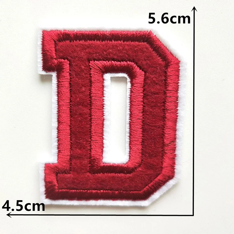 Embroidered Letters Patch Applique DIY Decor Sewing Supplies