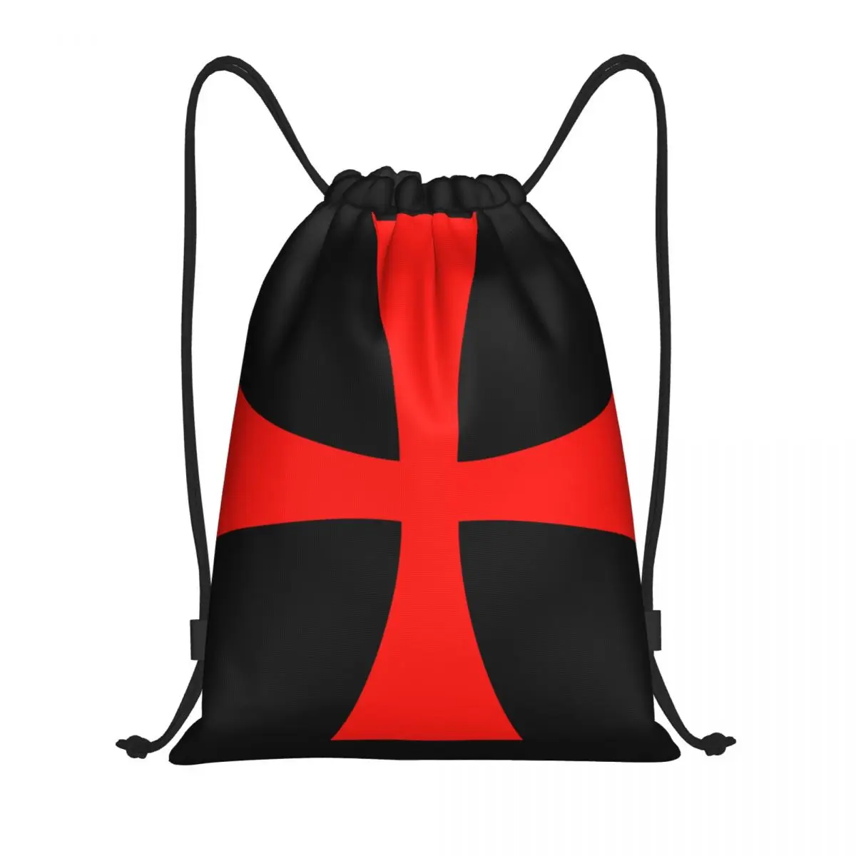 

Knights Templar Cross Multi-function Portable Drawstring Bags Sports Bag Book Bag For Travelling