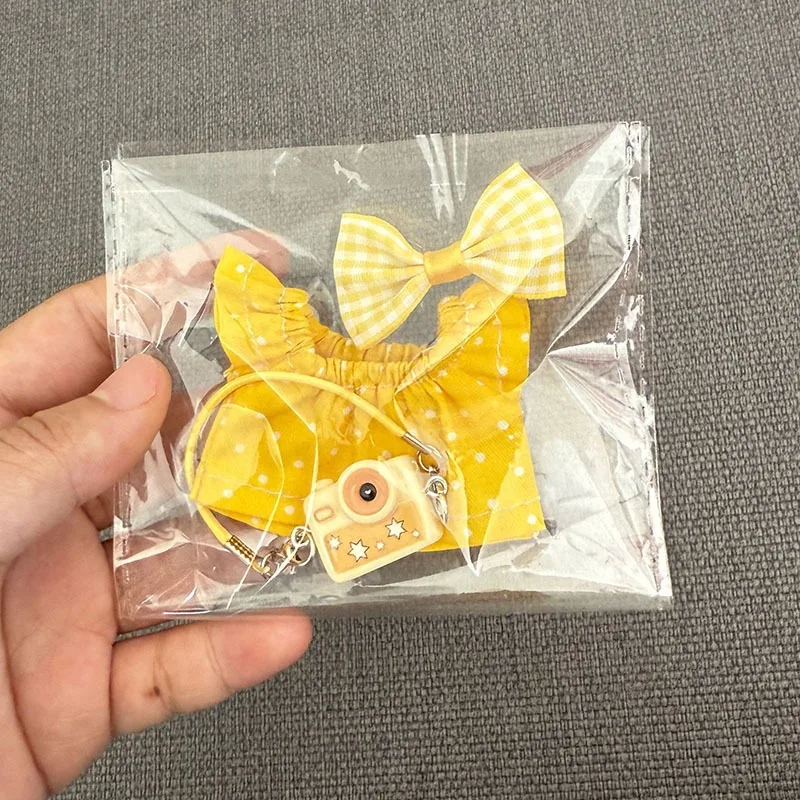 ชุดเสื้อผ้าสำหรับตุ๊กตา Labubu รุ่นที่สี่ ชุดตุ๊กตา Labubu Pin for Love Series อุปกรณ์เสริม DIY ของเล่นสำหรับงานปาร์ตี้ ของขวัญ