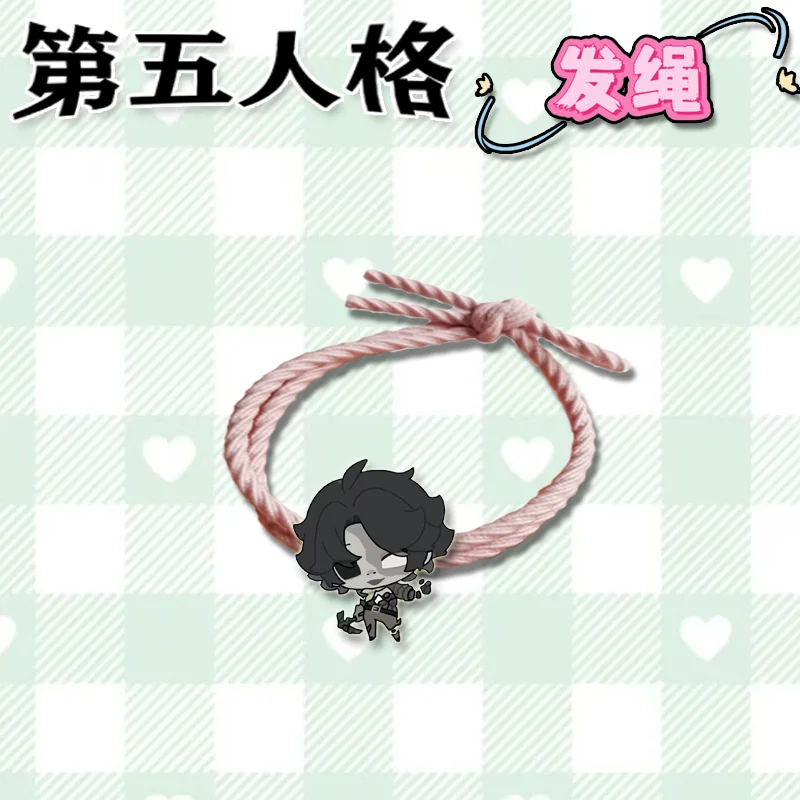 12 шт. Identity V аниме Luca Balsa Эмма Вудс веревка для волос Kawaii Высокая эластичность повязка на голову с героями мультфильмов для девочек и женщин аксессуары для волос подарки