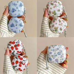Luxury Flower Floral Case for Samsung Galaxy Buds Live Buds2 Pro Buds Pro FE Case Rose Flowers Silicone Earphone Accessories Box