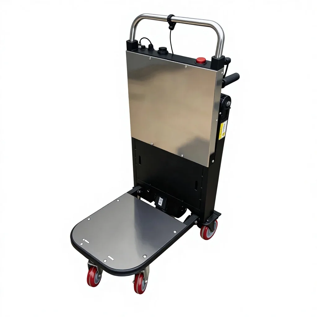 Offre Spéciale : Escabeau Élévateur Électrique Portable sur Plateforme, Robot Rampeur 400 kg, Batterie 48 V, pour le Déplacement
