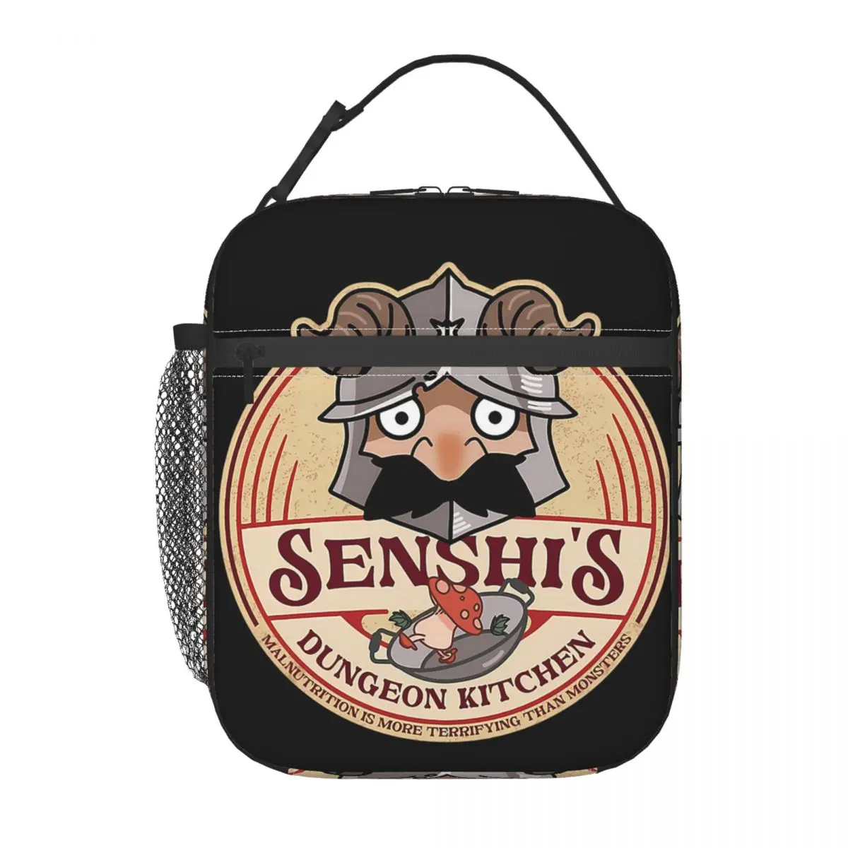 Delicious In Dungeon Senshi Cooking Anime Insulated Lunch Bag for Women Children Portable Food Boxes Thermal Lunch Box Tote