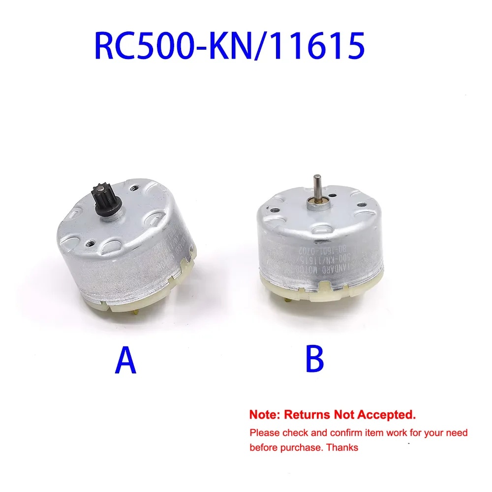 1PC STANDARD RC500-KN/11615 Carbon Brush Motor with Gear DC 6V-16.8V 6060RPM Long Life for Perfumer Humidifier Cleaner Machine