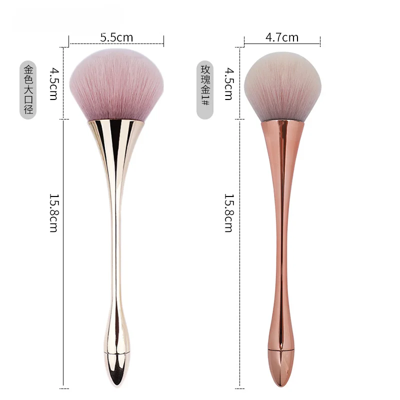 1Pcs Nail Brush For Manicure Nail Art Brush Popular Round Small Gel polish Dust Cleaning Brushes Nail Accesories Tools