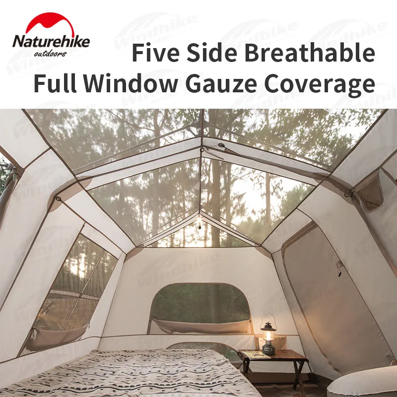 Naturehike Village 13㎡ Automatic Cabin Tent 3-4 Person