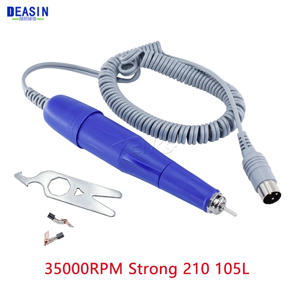 Zahn marathon 102l 105l E-Typ Mikro motor Polier griff Mikro motor Handstück passen 35000 U/min Dental labor Ausrüstung Maschine