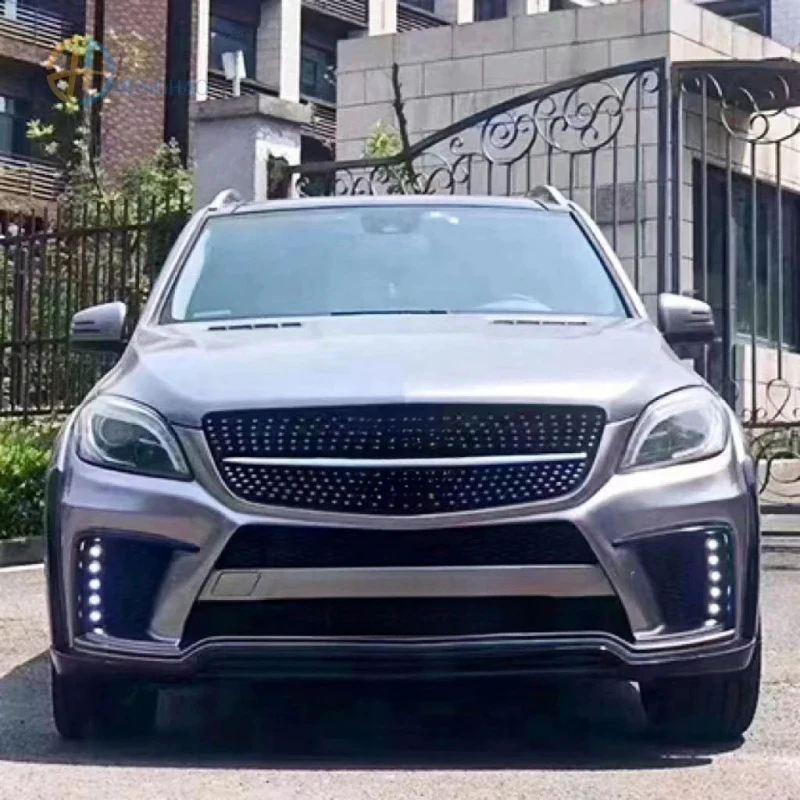 Face-lift Body Kit for   ML W166 ML350 ML400 ML63 Upgrade to Wide Body Kit With Front Bumper Rear Bumper
