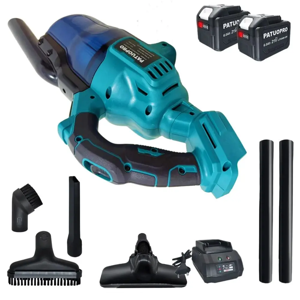 

PATUOPRO беспроводной электрический пылесос для сбора пыли для шерсти домашних животных, электроинструмент для бытовой уборки для батареи Makita 18 В