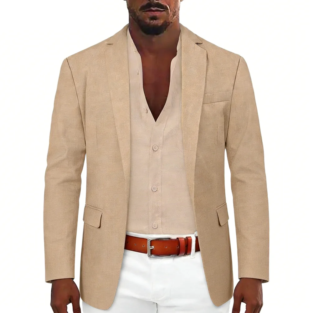 

Ternos de casamento para homens terno casamento aniversário listrado cor sólida manga longa primavera outono terno casaco superi