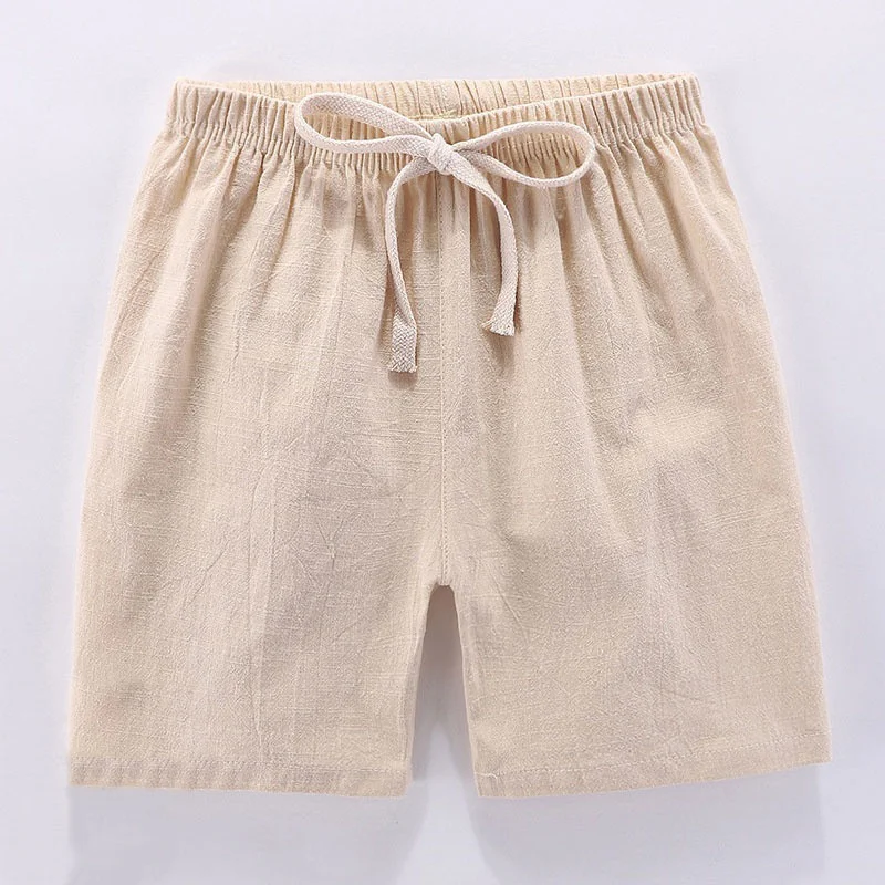 2-10Y New Children\'s Pants Summer Thin Beach Shorts Boys Girls  Cotton Breathable  Short Pants