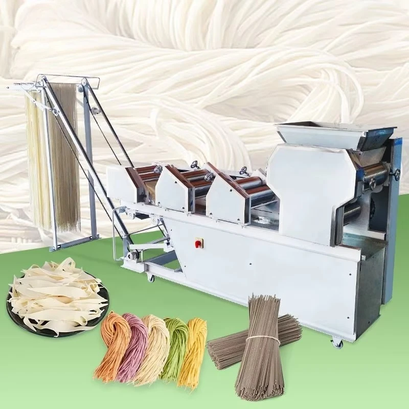 Fideos konjac secos para hacer fideos fritos, máquina plegadora china fresca, restaurante