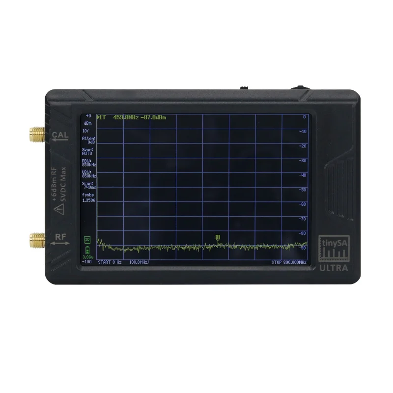 New ULTRA 100k-5.3GHz RF Signal Generator Handheld Tiny Spectrum Analyzer with 4inch Display for tinySA