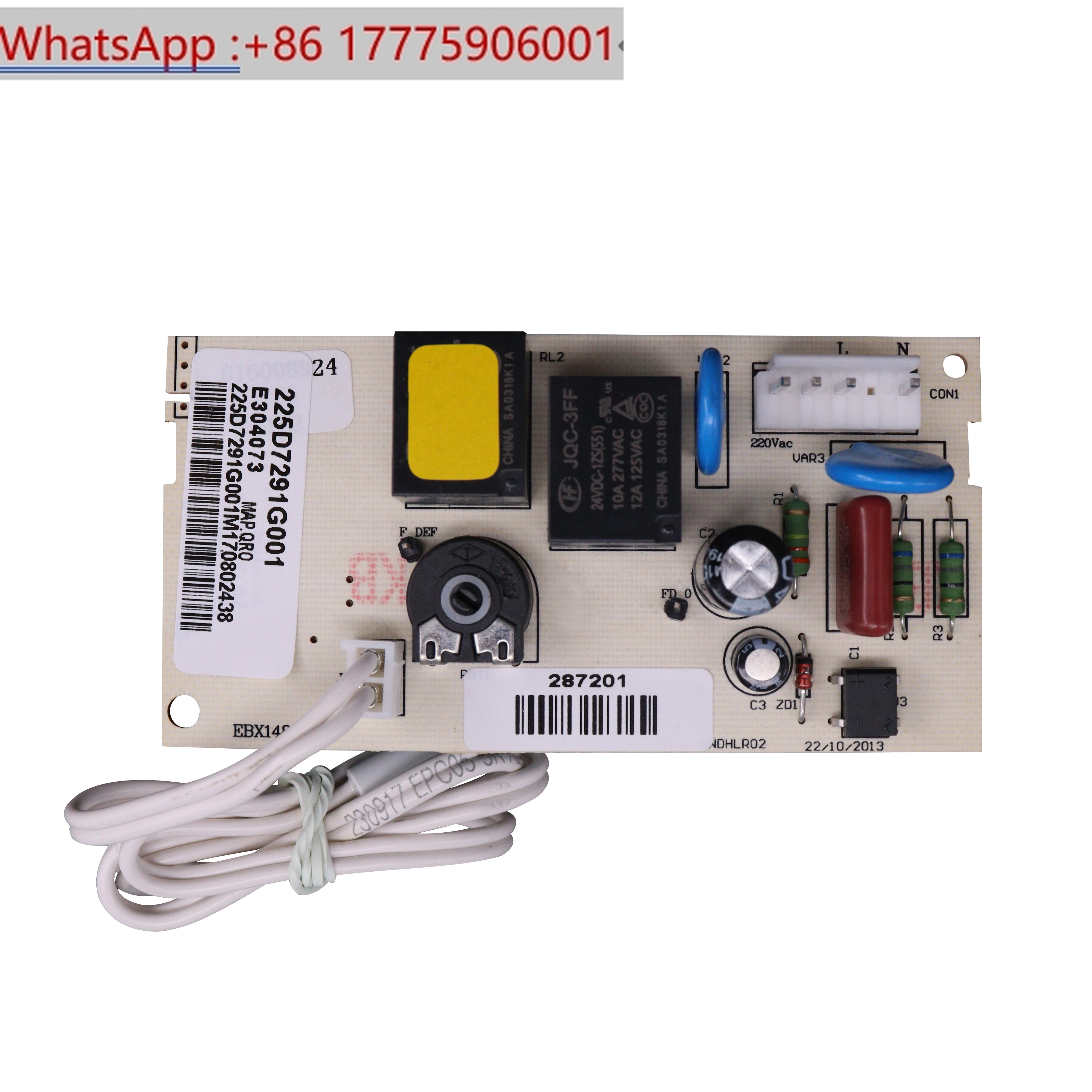 

Hot selling Targeta electronics 225d7291g001 Mabe refrigerator parts refrigerator control Pcb inverter board circuit board