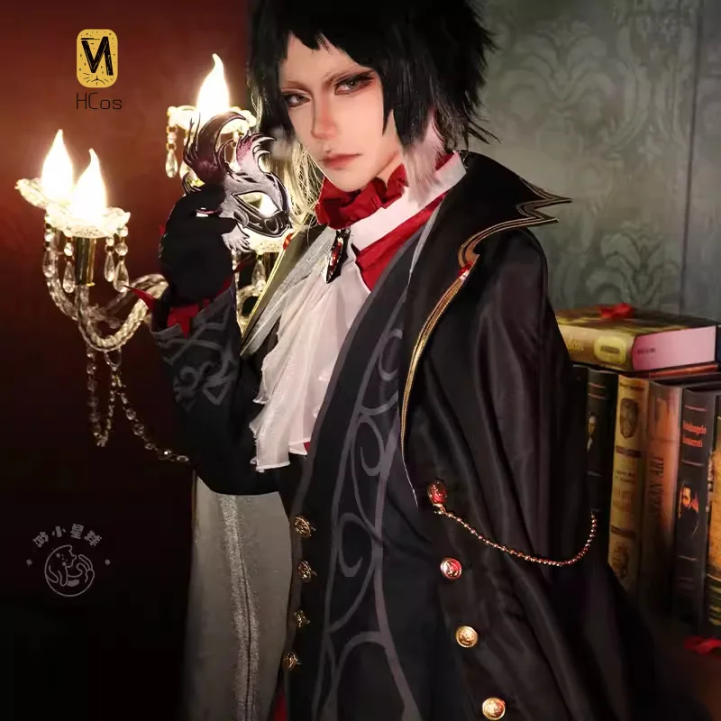 

HCos Bungo Stray Ryunosuke Granted Costume Halloween Women Men Fantasy Uniform Clock Props Accessories Sett