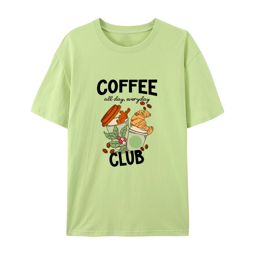 

Playful Graphic Letter Tee Cartoon Inspired Short Sleeve T-Shirt Heavyweight Cotton Super Soft Casual MUST-HAVE STYLE