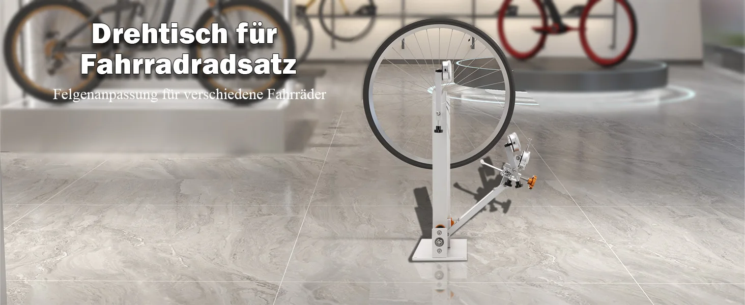 Fahrrad-Laufradsatz-Ausrichtetisch: Reparatur- und Ausrichtewerkzeug-Set für Fahrräder – Detail 1