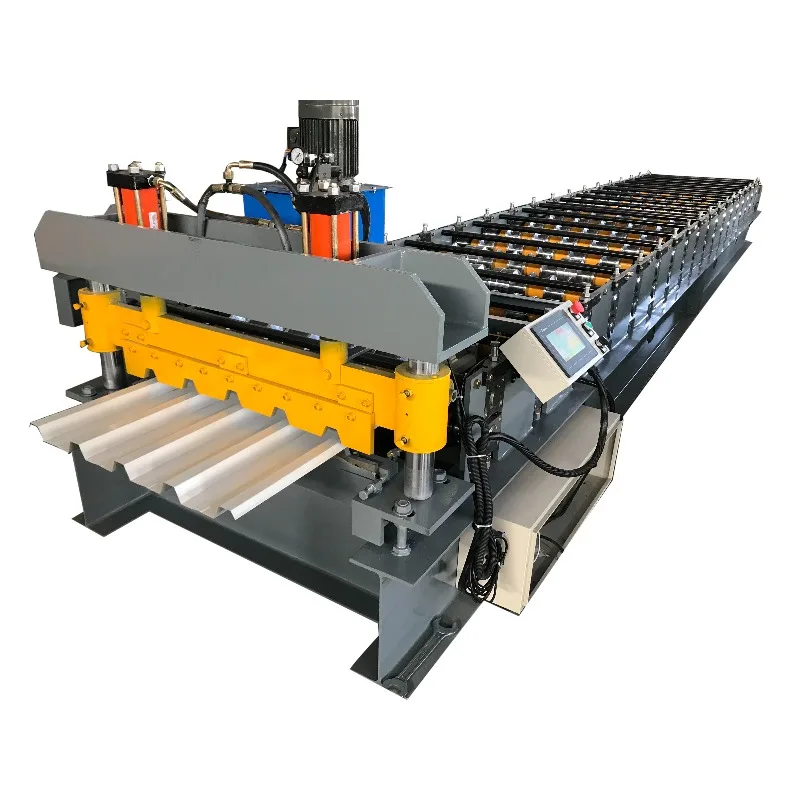 YG Customized Glazed Roof Tile Ibr Roofing Sheet Tile Making Roll Forming Machine/Roofing Tile Roll Forming Machine For Zimbab