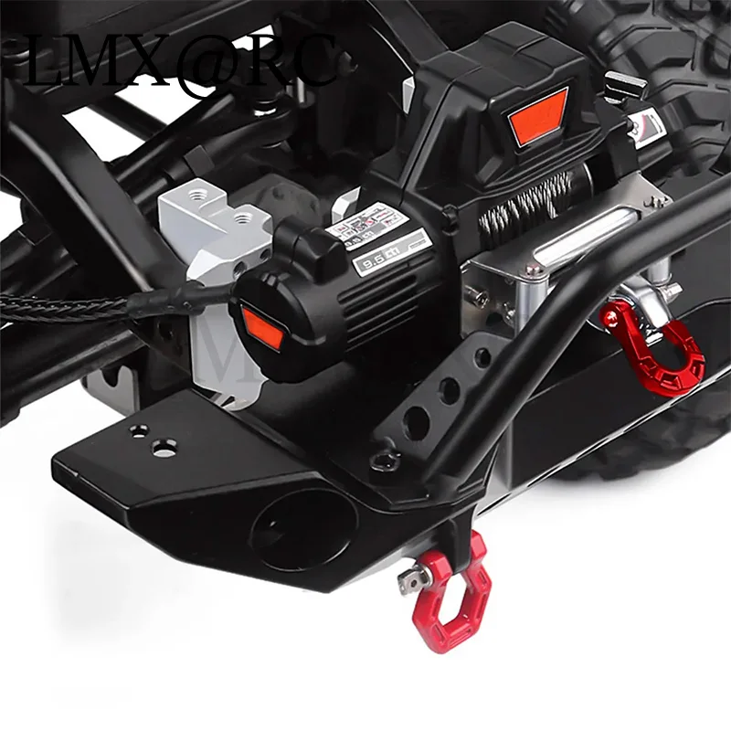 LMX RC Verricello simulato automatico in metallo con controller per 1/10 RC Crawler Car Axial SCX10 90046 D90 Traxxas TRX4 Redcat