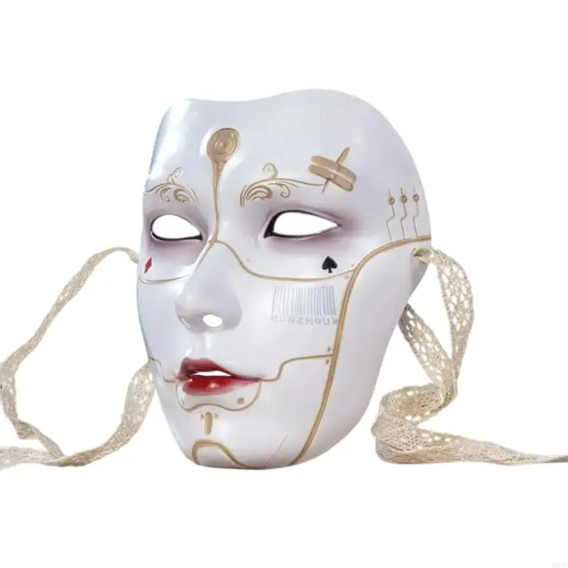 2025 New Mechanical Man Mask Masquerades Accessory For Men Women Halloween Cosplay