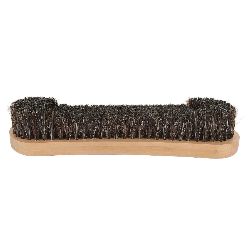 

12 Inch Pool Table Brush Soft Horsehair Solid Wood Billiard Table Brush Billiard Pool Table Brush Cleaning Corners