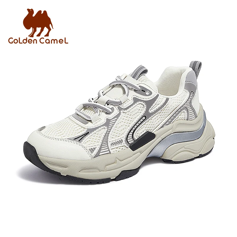 

GOLDEN CAMEL Women's Sports Shoes 2023 Autumn New Casual Sneakers Breathable Daddy Running Shoes for Women Thick Sole Heighten