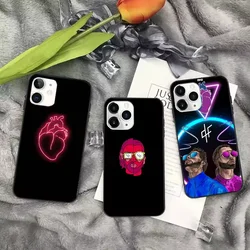 Hip Hop PNL QLF Rapper Fashion Phone Case For iPhone Case 16 15 14 13 12 11 Pro XR XS Max 7 8 Plus Phone Y2K Cover